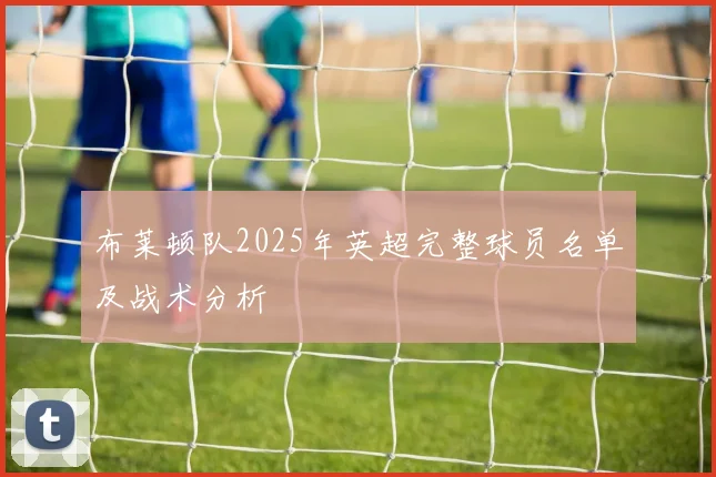 布莱顿队2025年英超完整球员名单及战术分析